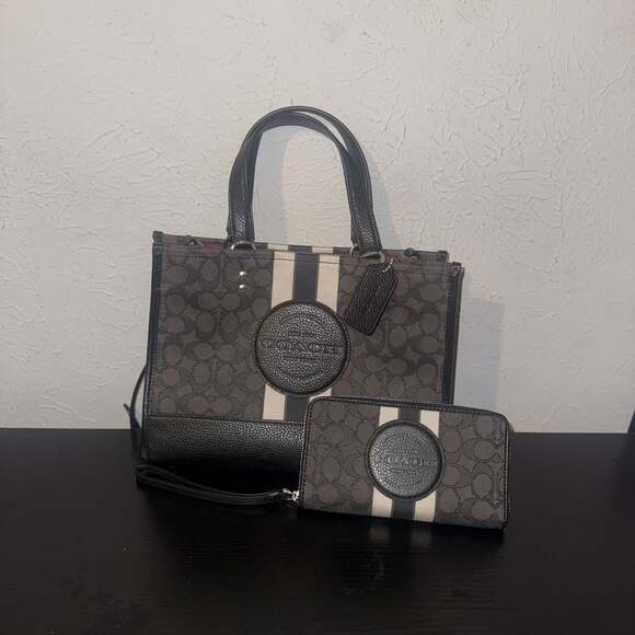 Coach Handbags - Coach Dempsey Carryall In Signature Jacquard With Stripe And Coach Patch